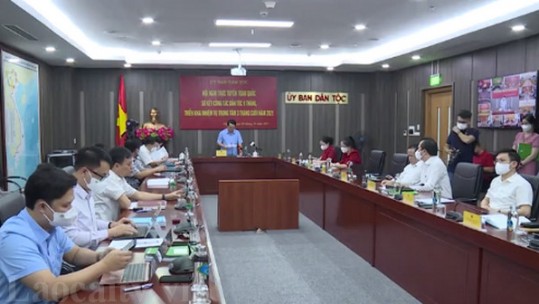 Hội nghị trực tuyến toàn quốc sơ kết công tác dân tộc 9 tháng năm 2021