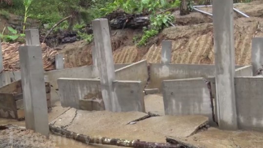 Văn Bàn khẩn trương khắc phục hậu quả mưa bão