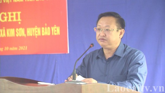 Đối thoại với nhân dân xã Kim Sơn, huyện Bảo Yên