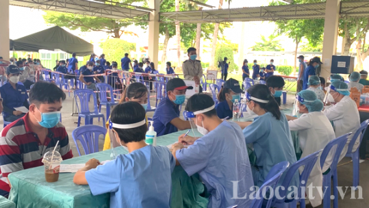 Đoàn công tác y tế số 4 của tỉnh hoàn thành xuất sắc nhiệm vụ hỗ trợ tỉnh Bình Dương chống dịch