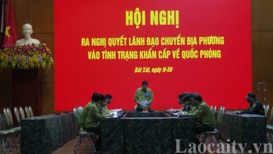 Bát Xát tổ chức thành công cuộc diễn tập khu vực phòng thủ năm 2021