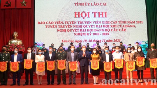 Khai mạc Hội thi báo cáo viên, tuyên truyền viên giỏi cấp tỉnh năm 2021