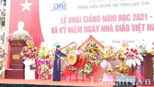 Phân hiệu Đại học Thái Nguyên tại Lào Cai khai giảng năm học mới