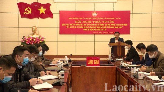 Quán triệt, học tập chuyên đề Học và làm theo Bác trong hệ thống Mặt trận các cấp