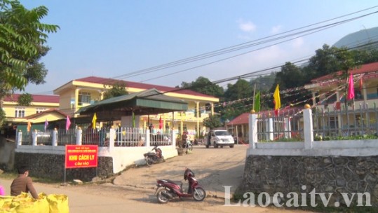 Huyện Mường Khương thành lập điểm cách ly tập trung ngay tại trường học
