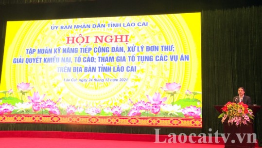 Tập huấn kỹ năng tiếp công dân, xử lý đơn thư khiếu nại, tố cáo
