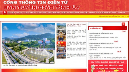 Mở cuộc thi trắc nghiệm tìm hiểu 75 năm lịch sử Đảng bộ tỉnh Lào Cai