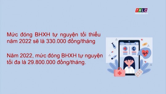 Tăng mức đóng BHXH từ 01/01/2022
