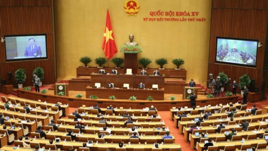 Kỳ họp bất thường đầu tiên của Quốc hội xem xét 4 vấn đề quan trọng, cấp bách