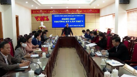 Thường trực HĐND tỉnh họp phiên thường kỳ lần thứ 7