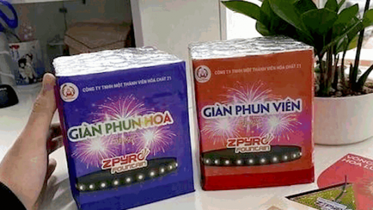 Địa chỉ bán pháo hoa không nổ được cấp phép ở Lào Cai