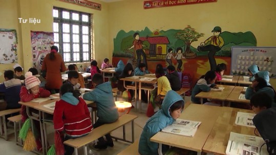 Các huyện vùng cao cho học sinh nghỉ học phòng, tránh rét đậm, rét hại