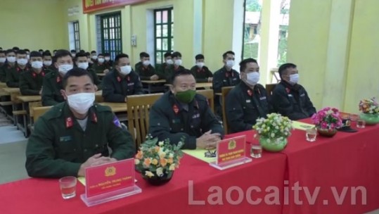 Khai giảng khoá huấn luyện nghĩa vụ Công an Nhân dân