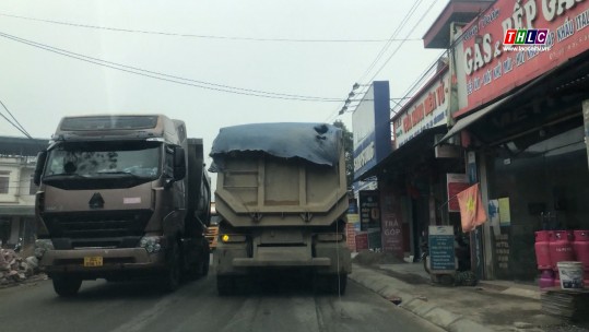 Tiềm ẩn nguy cơ mất an toàn giao thông tại khu công nghiệp Tằng Loỏng