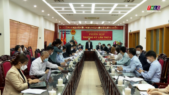 Thường trực HĐND tỉnh họp phiên thường kỳ lần thứ 9