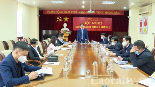 Hội nghị giao ban báo chí tháng 3/2022