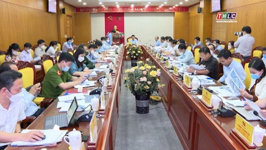 Ban Thường vụ Tỉnh uỷ làm việc với Ban Thường vụ Huyện uỷ Bảo Thắng