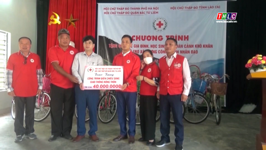 Trao tặng công trình nhân đạo tại thành phố Lào Cai