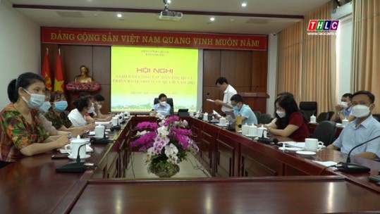 Giao ban công tác dân tộc quý I năm 2022