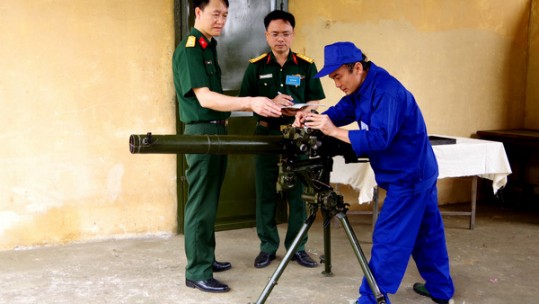 Bộ CHQS tỉnh Lào Cai bồi dưỡng và kiểm tra trình độ kỹ năng nghề năm 2022