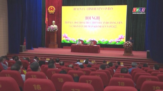 Huyện Văn Bàn đối thoại trực tiếp với Nhân dân thị trấn
