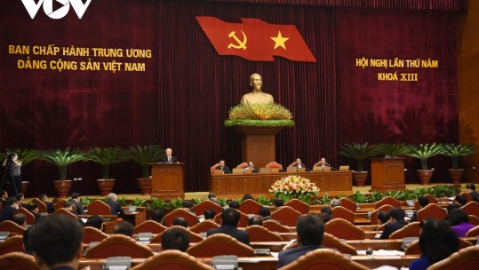 Chiều ngày 10/5 sẽ bế mạc Hội nghị Trung ương 5 khóa XIII
