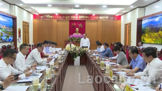Thường trực Tỉnh ủy Lào Cai làm việc với Liên hiệp các Hội Khoa học và Kỹ thuật Việt Nam