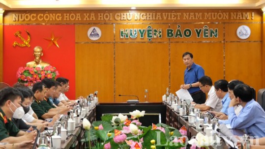 Giám sát việc thực hiện Luật Nghĩa vụ quân sự, Luật Dân quân tự vệ tại Bảo Yên