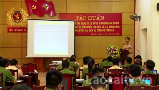 Tập huấn nghiệp vụ đăng ký xe ô tô, mô tô