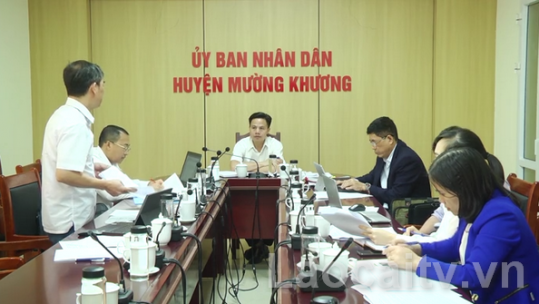 Uỷ ban MTTQ tỉnh giám sát tại huyện Mường Khương