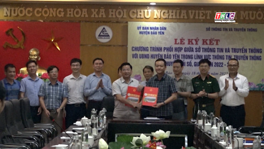 Ký kết hợp tác lĩnh vực thông tin - truyền thông