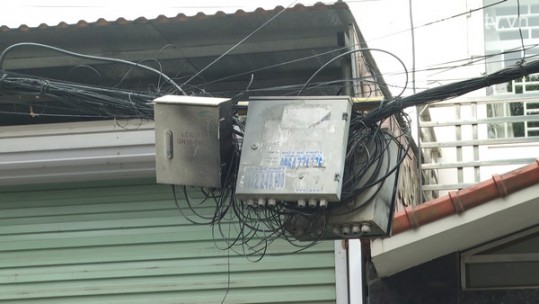 Ngầm hoá cáp không đồng bộ gây mất mỹ quan và nguy hiểm