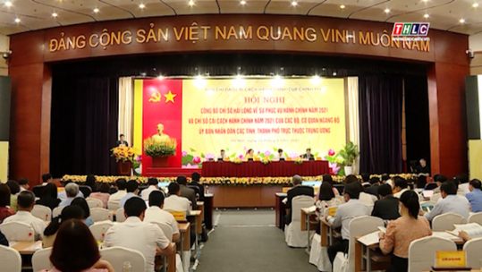 Công bố chỉ số hài lòng về phục vụ hành chính năm 2021