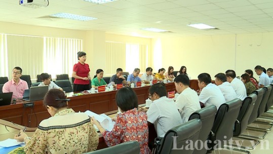 Đoàn công tác liên ngành tỉnh Khánh Hòa làm việc tại Đài PT – TH tỉnh Lào Cai
