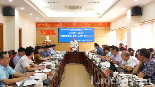 Thường trực HĐND tỉnh họp phiên thường kỳ lần thứ 11