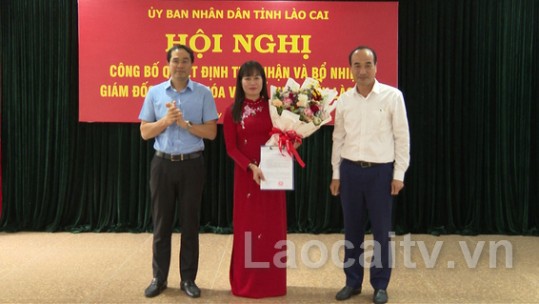 Bổ nhiệm đồng chí Đinh Minh Hà giữ chức vụ Giám đốc Sở Văn hóa và Thể thao tỉnh