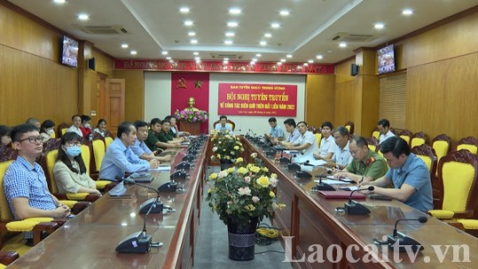 Hội nghị tuyên truyền về công tác biên giới trên đất liền năm 2022
