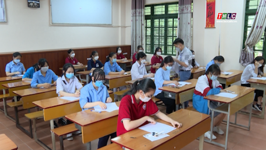 Học sinh Lào Cai hoàn thành ngày thi đầu tiên kỳ thi tuyển vào lớp 10 THPT