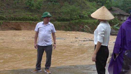 Mưa lớn gây thiệt hại tại Bảo Yên