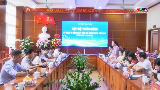 Bắc Hà gặp mặt nhân Ngày Báo chí cách mạng Việt Nam