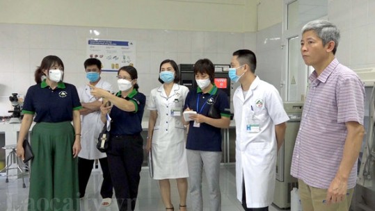 Kiểm tra, đánh giá tiêu chí xanh – sạch – đẹp tại Bệnh viện Đa khoa tỉnh