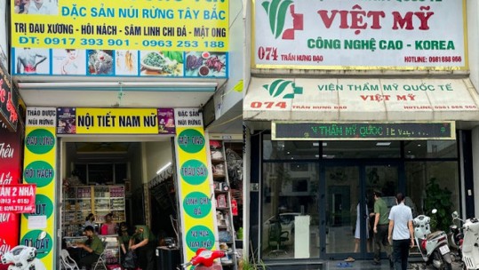 Lào Cai: Xử phạt 2 cơ sở kinh doanh thuốc và thẩm mỹ viện