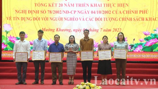 Mường Khương tổng kết 20 năm thực hiện chính sách tín dụng đối với người nghèo