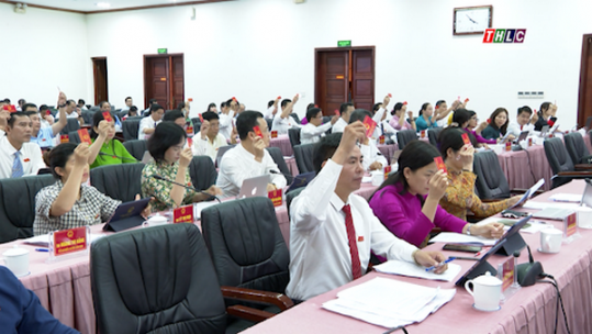 Nhiều nghị quyết quan trọng được thông qua tại Kỳ họp thứ sáu, HĐND tỉnh khoá XVI