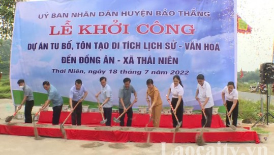 Bảo Thắng khởi công dự án tu bổ, tôn tạo di tích lịch sử văn hóa