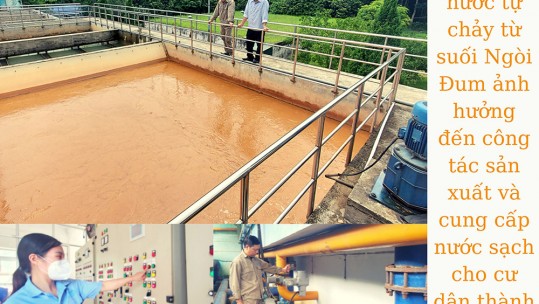Tiềm ẩn nguy cơ ô nhiễm nguồn nước suối Ngòi Đum