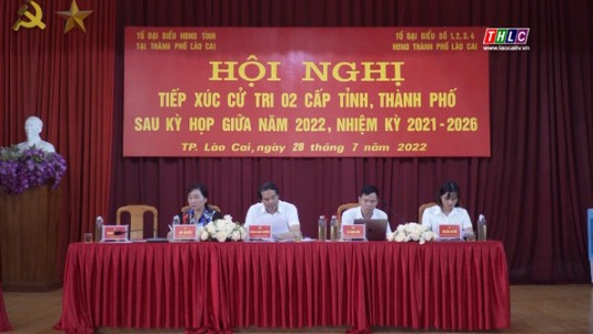 Đại biểu Hội đồng Nhân dân tỉnh tiếp xúc cử tri tại thành phố Lào Cai