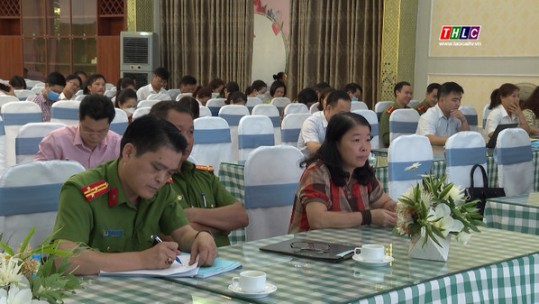 Hội nghị triển khai phổ biến pháp luật