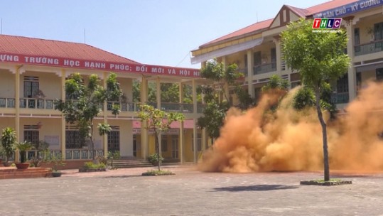 Xã Vạn Hòa diễn tập chiến đấu khu vực phòng thủ