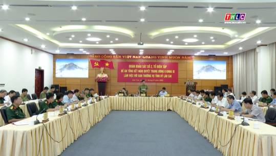 Ban Thường vụ Tỉnh ủy làm việc với đoàn công tác Trung ương về thực hiện Nghị quyết Trung ương 8 khóa XI